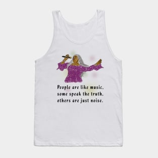 People are like music Tank Top